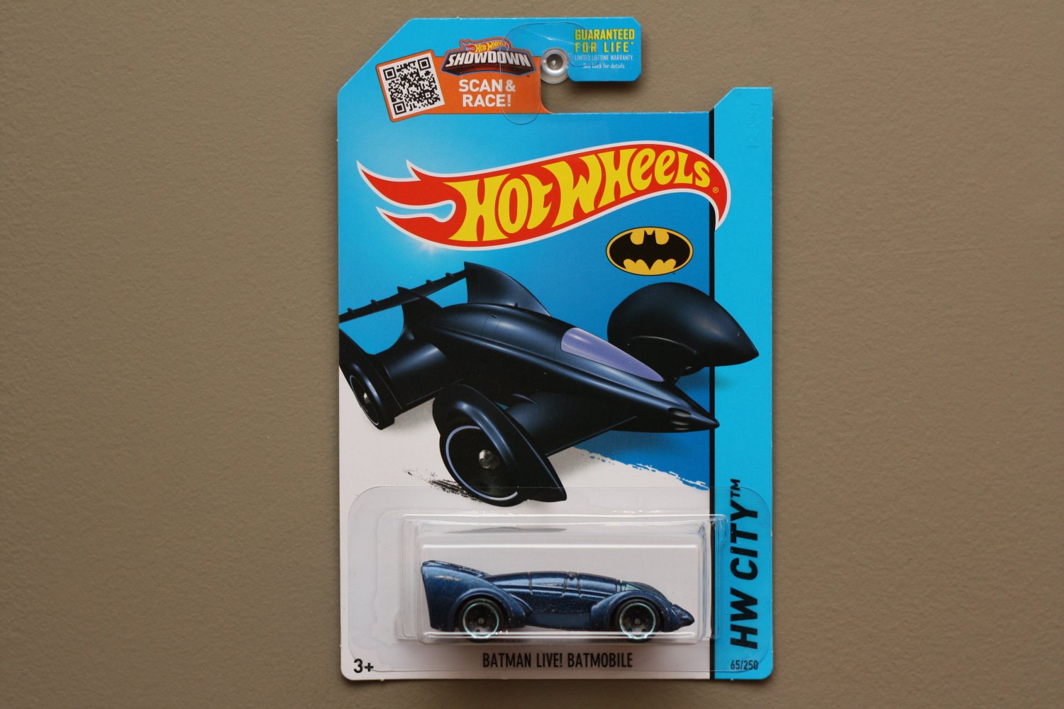 Blue Version 2015 Hot Wheels HW CITY Batman Live Batmobile 65/250 