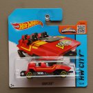 Hot Wheels 2015 HW City Loopster (red) (hands down variation) (SEE CONDITION)