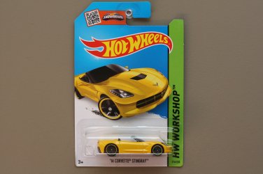 hot wheels 14 corvette stingray convertible