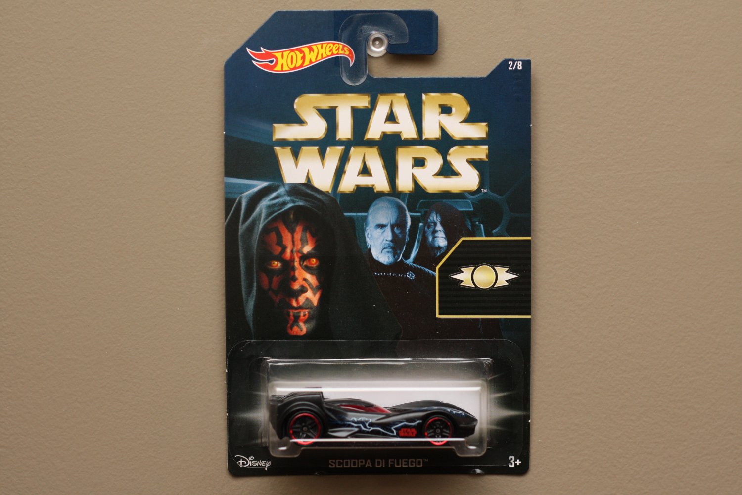 Hot Wheels 2015 Star Wars Series CKJ41 Scoopa Di Fuego (Darth Maul)