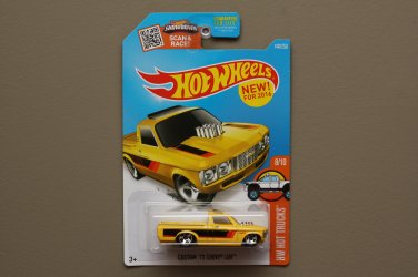 Hot Wheels NEW For 2016 HW Hot Trucks 8/10 #148 Custom '72 Chevy LUV Yellow