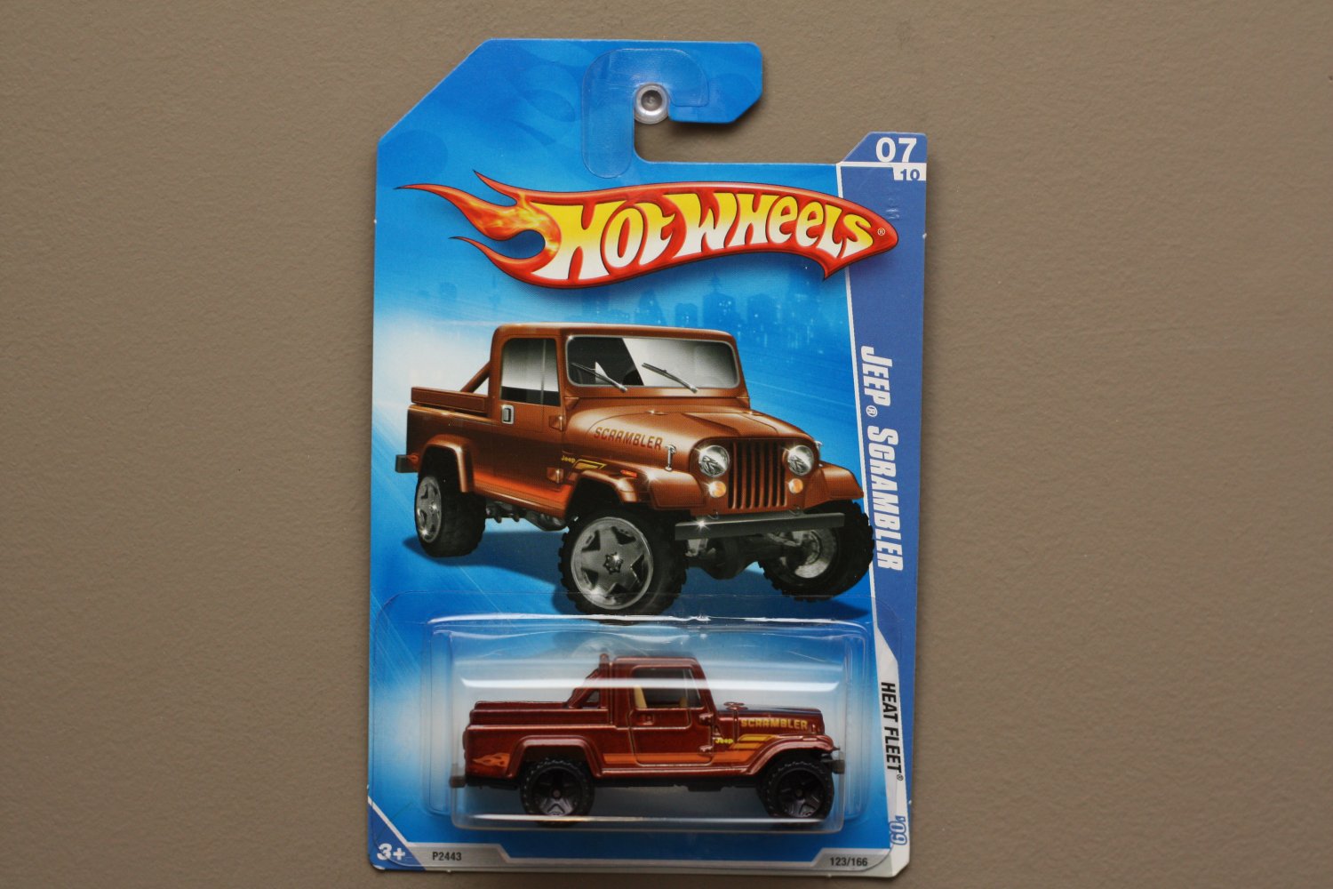 Hot Wheels 2009 Heat Fleet Jeep Scrambler Brown