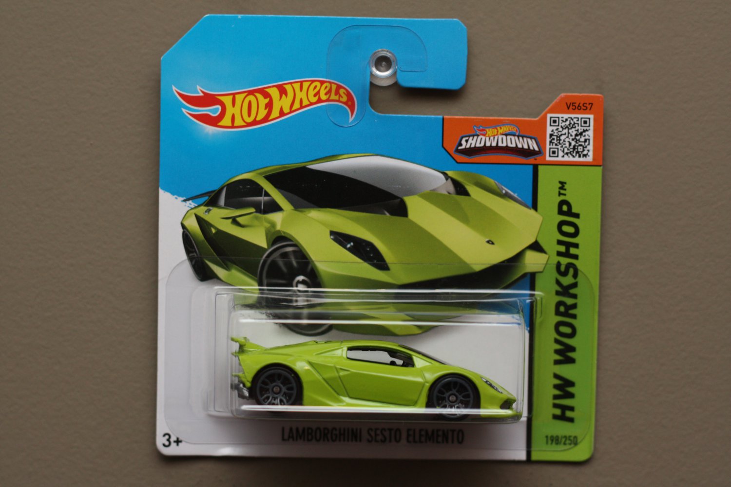 Hot Wheels 2015 HW Workshop Lamborghini Sesto Elemento (green)