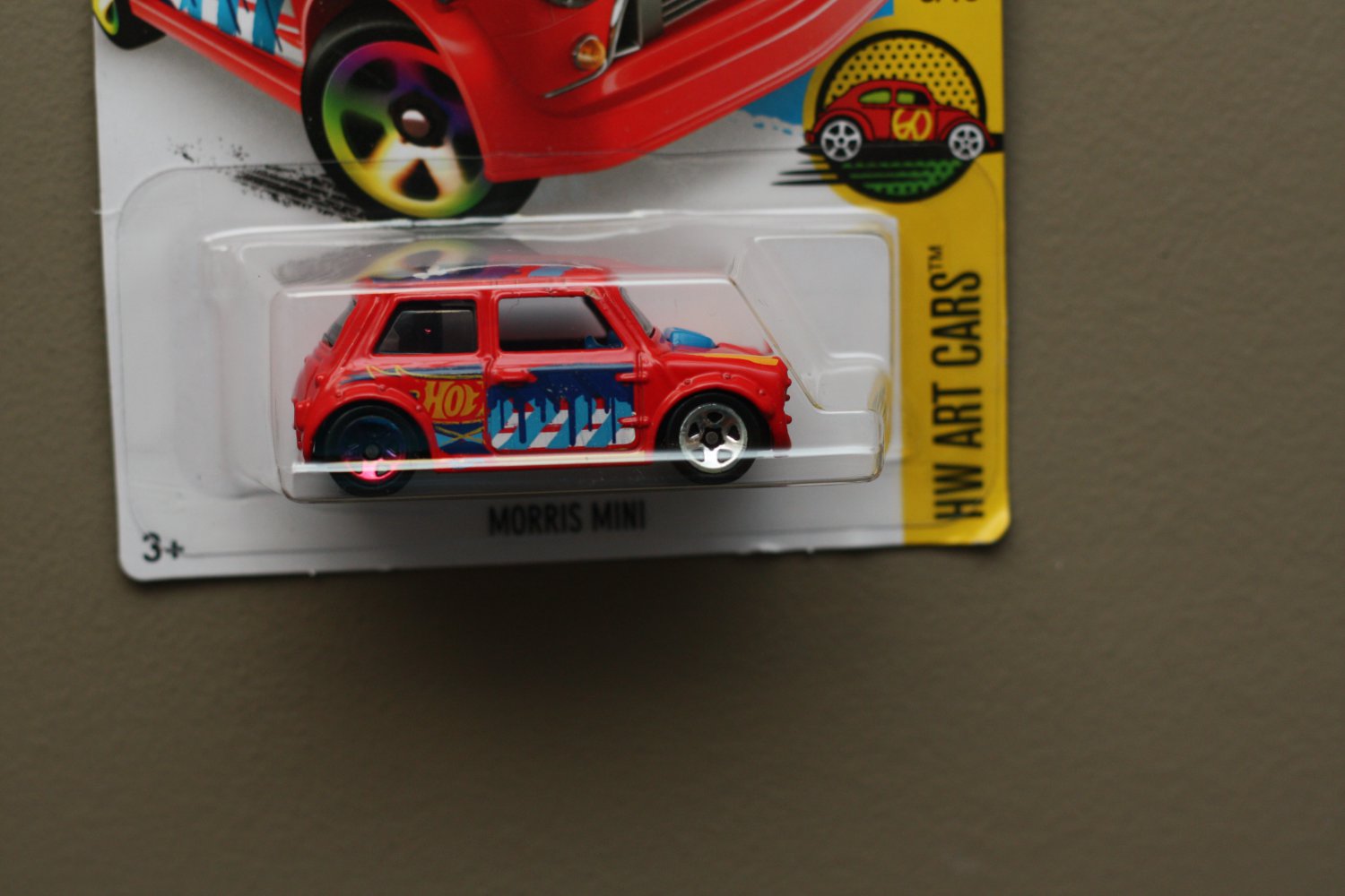 [WHEEL ERROR] Hot Wheels 2016 HW Art Cars Morris Mini Cooper (red) (SEE