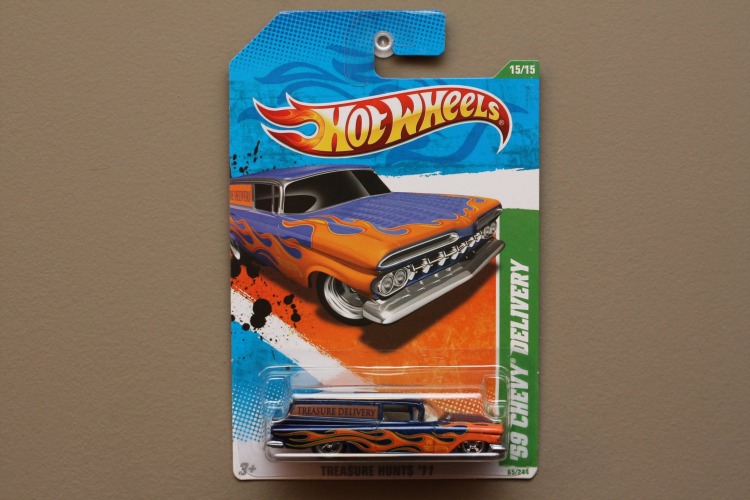 59 CHEVY DELIVERY Hot Wheels 2011 TREASURE HUNT 15 of 15 