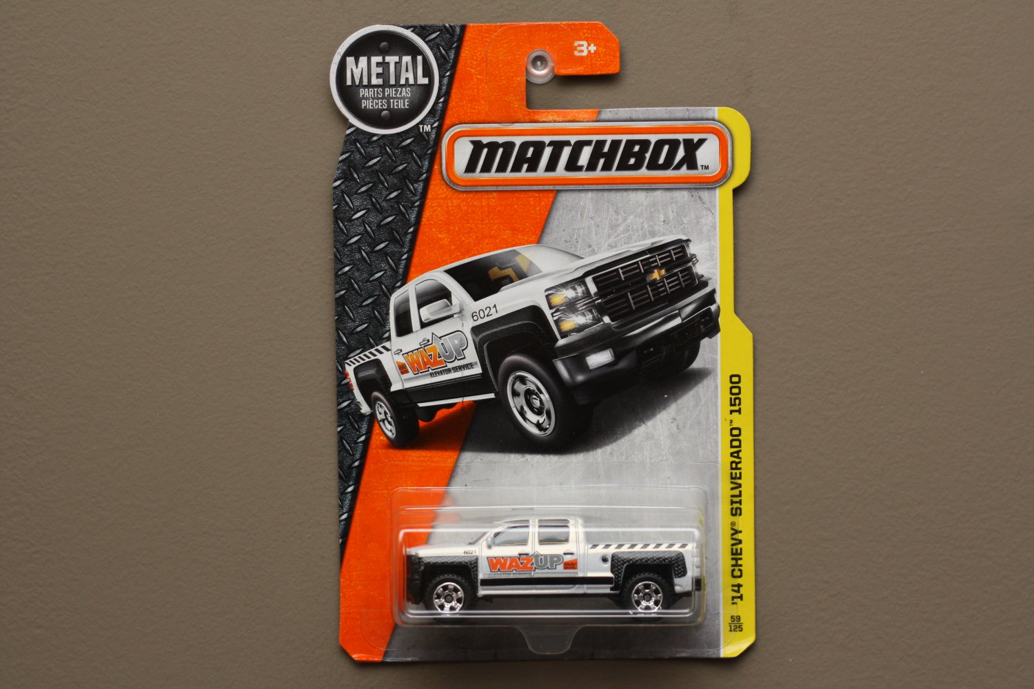 Matchbox 2016 MBX Construction '14 Chevy Silverado 1500 (white)