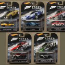 Hot Wheels 2016 Forza Motorsport (COMPLETE SET OF 5) (Camaro, Lamborghini, Alfa Romeo, Ford)