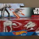 Hot Wheels 2016 Star Wars Ships 2-Pack Imperial AT-AT Walker vs Rebel Snowspeeder