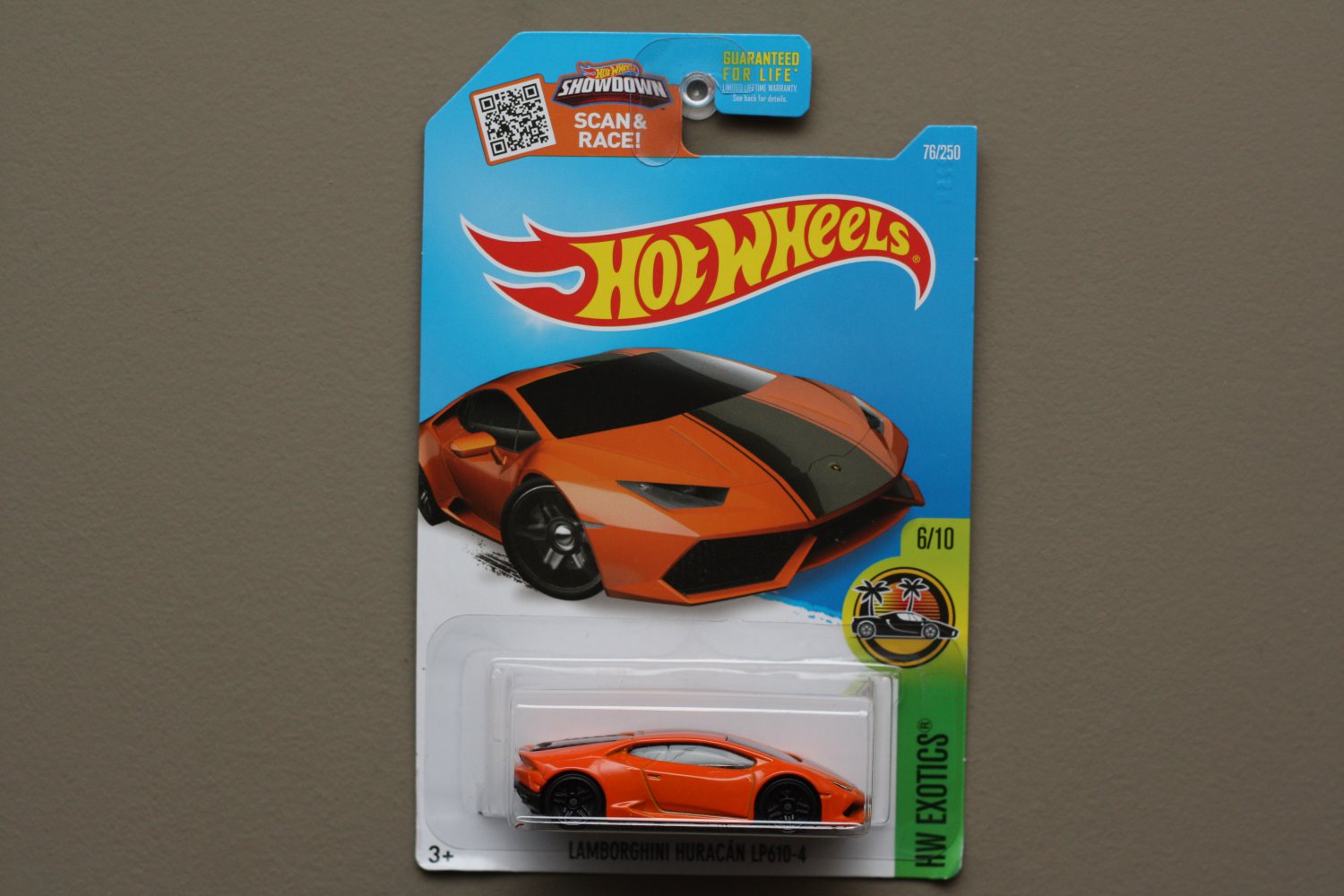 Hot Wheels 2016 Hw Exotics Lamborghini Huracan Lp 610 4 Orange See Condition 