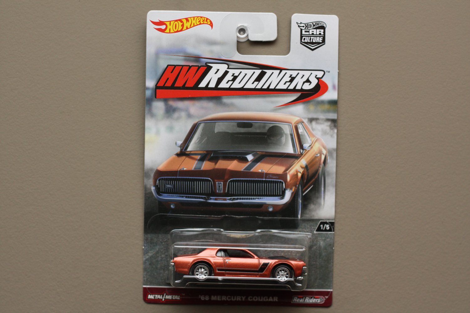 Hot Wheels 2017 Car Culture HW Redliners 68 Mercury Cougar