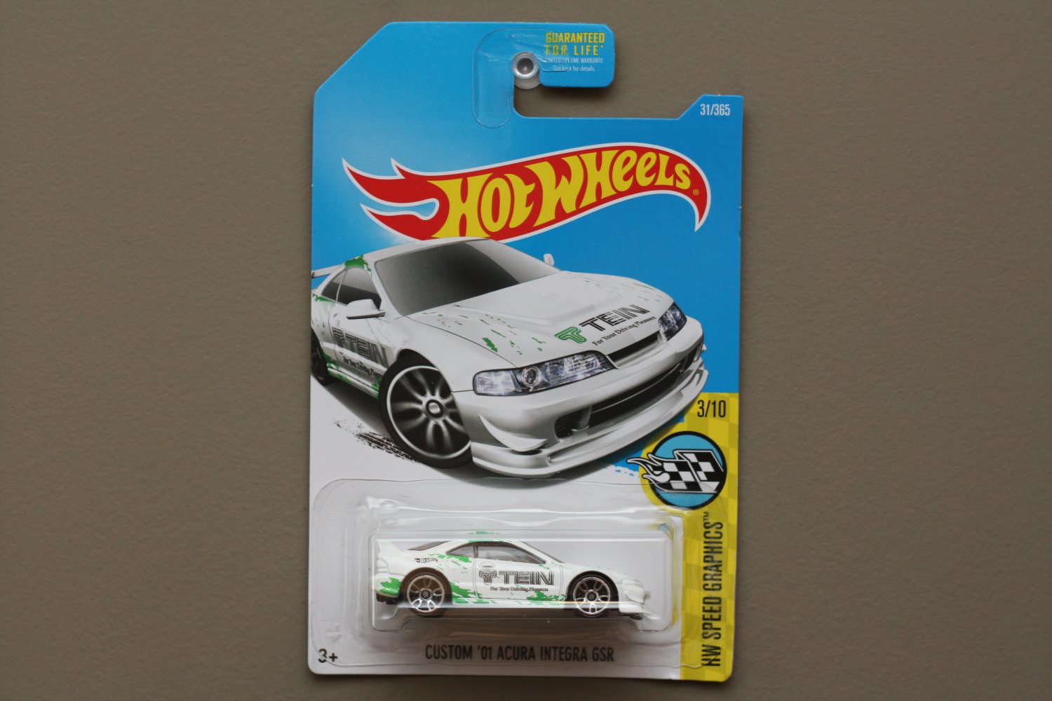 Hot Wheels 2017 HW Speed Graphics Custom '01 Acura Integra GSR (white)