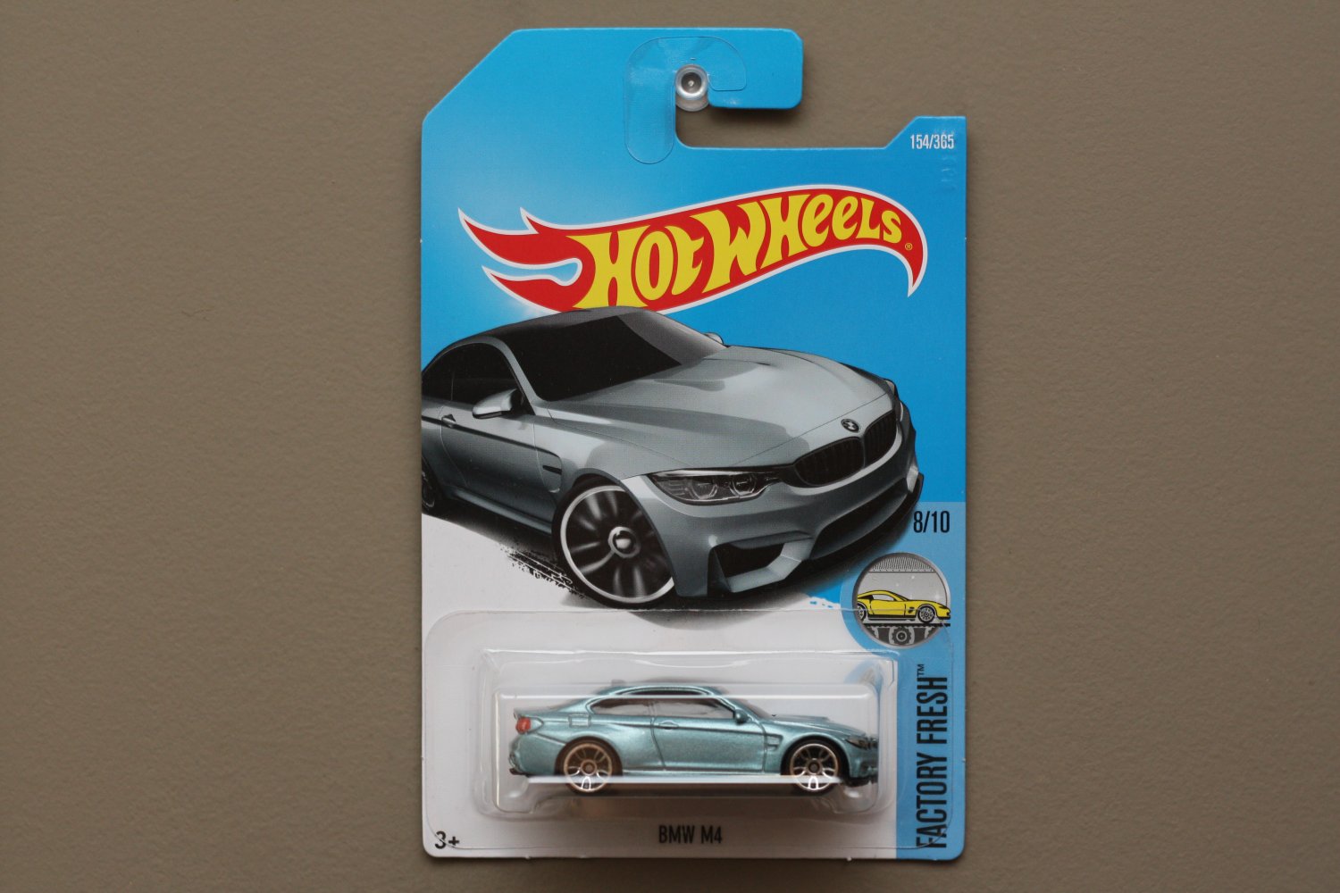 Hot Wheels 2017 Factory Fresh BMW M4 (pearlescent blue)