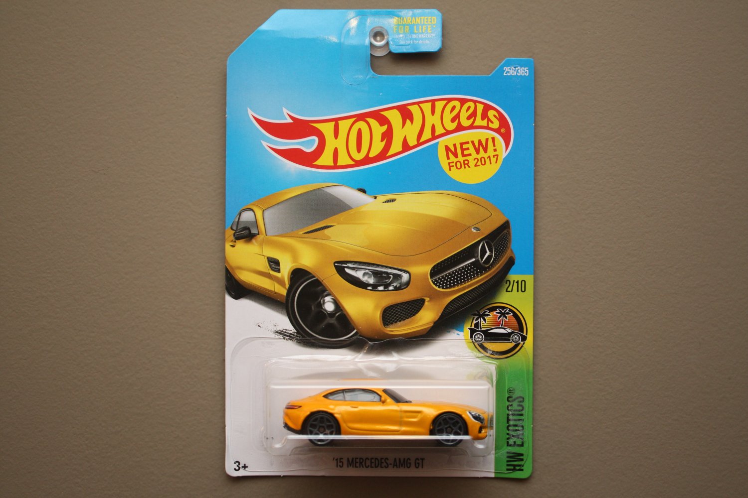 Hot Wheels 2017 HW Exotics '15 Mercedes Benz AMG GT (yellow) (SEE ...