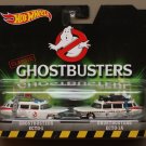 Hot Wheels 2016 Retro Entertainment 2-Pack ECTO-1 & ECTO-1A (Classic Ghostbusters) (SEE CONDITION)