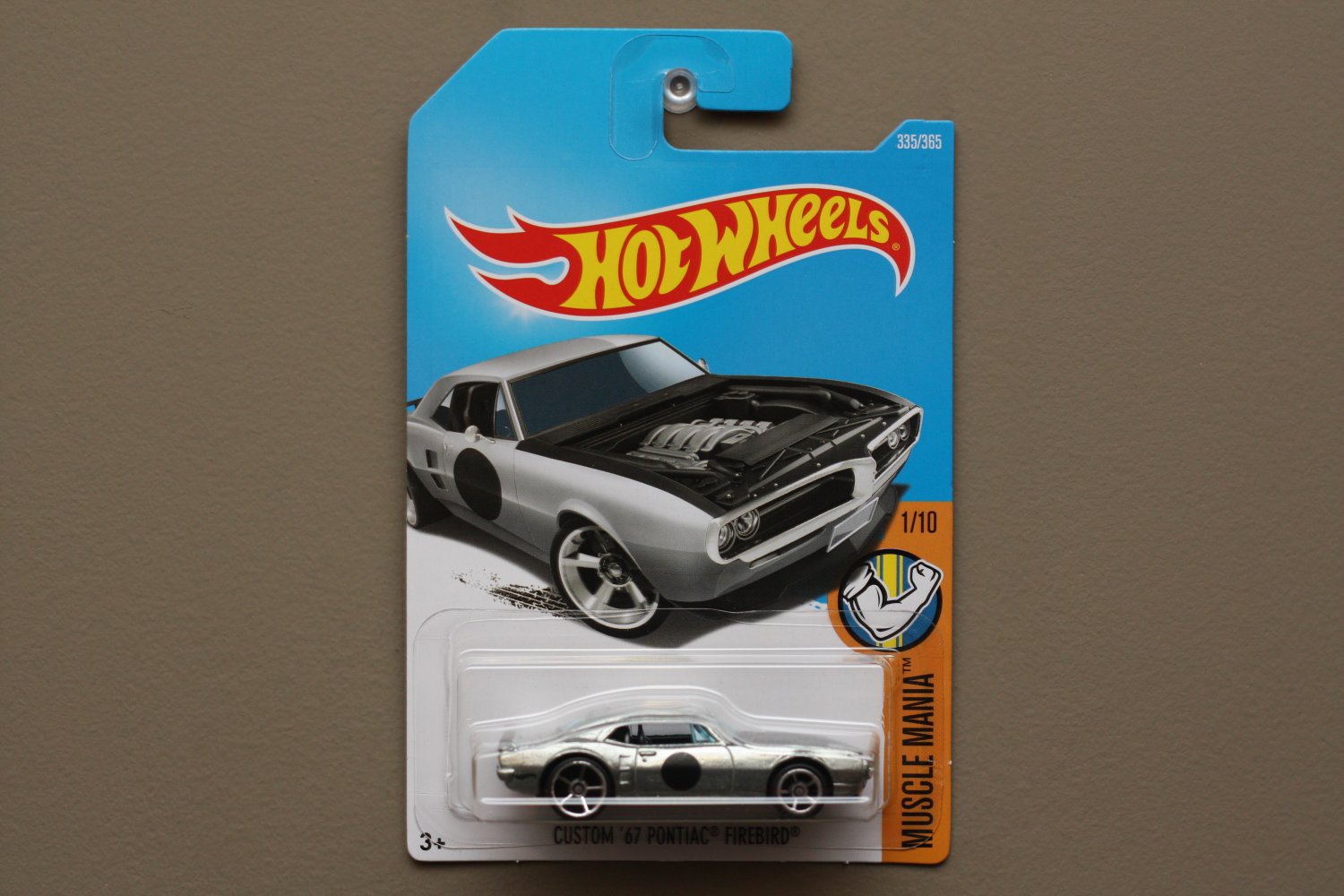 Hot Wheels 2017 Muscle Mania Custom '69 Pontiac Firebird (ZAMAC silver)