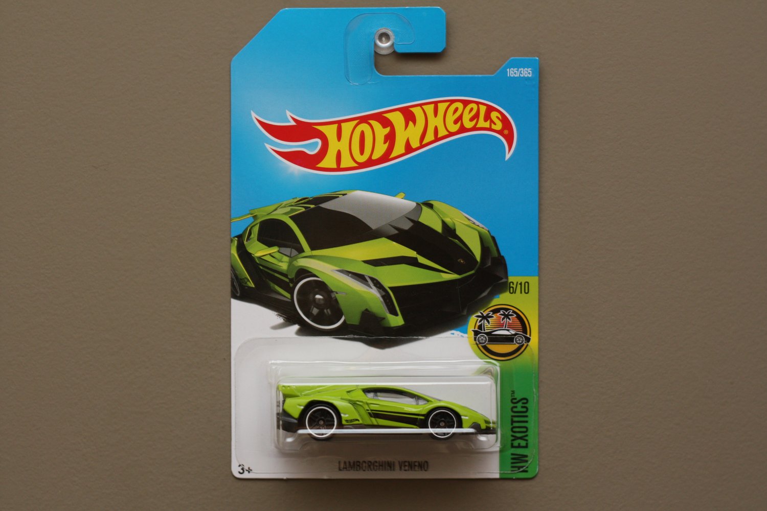 Hot Wheels 2017 Hw Exotics Lamborghini Veneno Green 4575