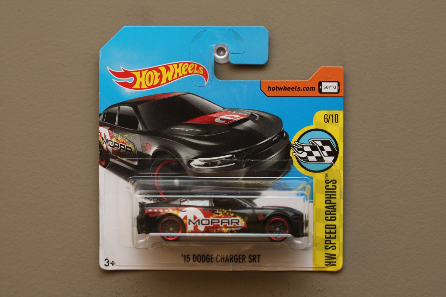 Hot Wheels 2017 Hw Speed Graphics 15 Dodge Charger Srt Hellcat Black 7851