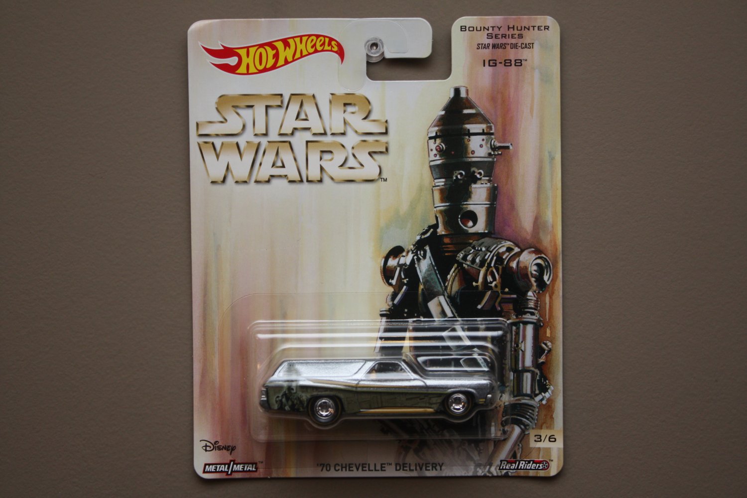 Hot Wheels 2018 Pop Culture Star Wars Bounty Hunter '70 Chevelle Delivery (IG-88)