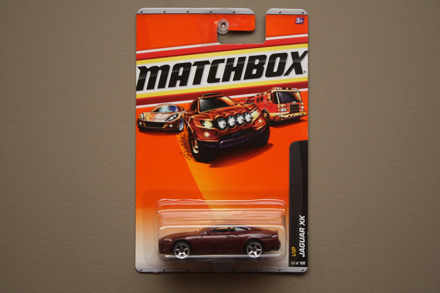 Matchbox 2010 VIP Series Jaguar XK (burgundy)