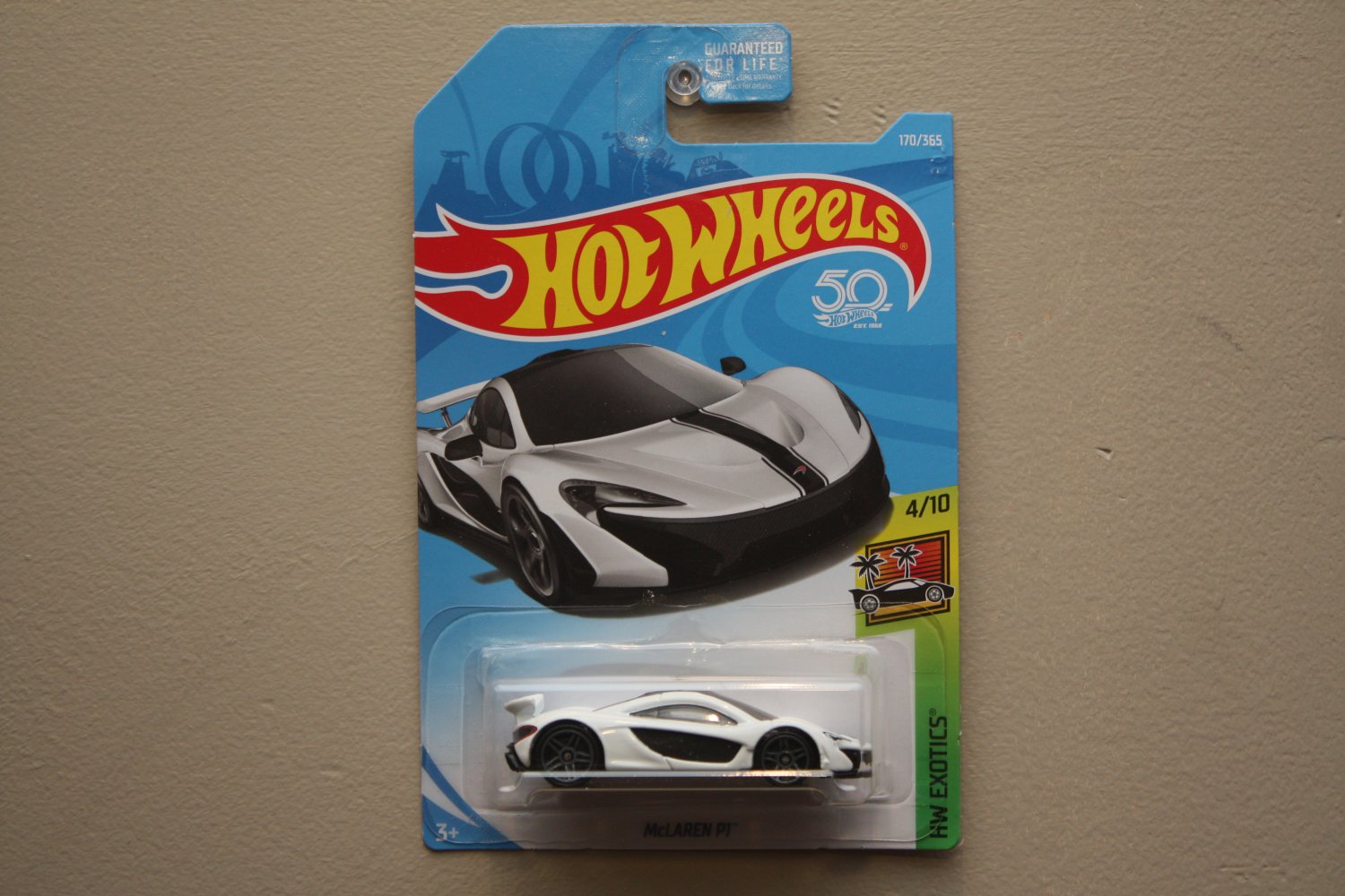 Hot Wheels 2018 HW Exotics McLaren P1 (white)