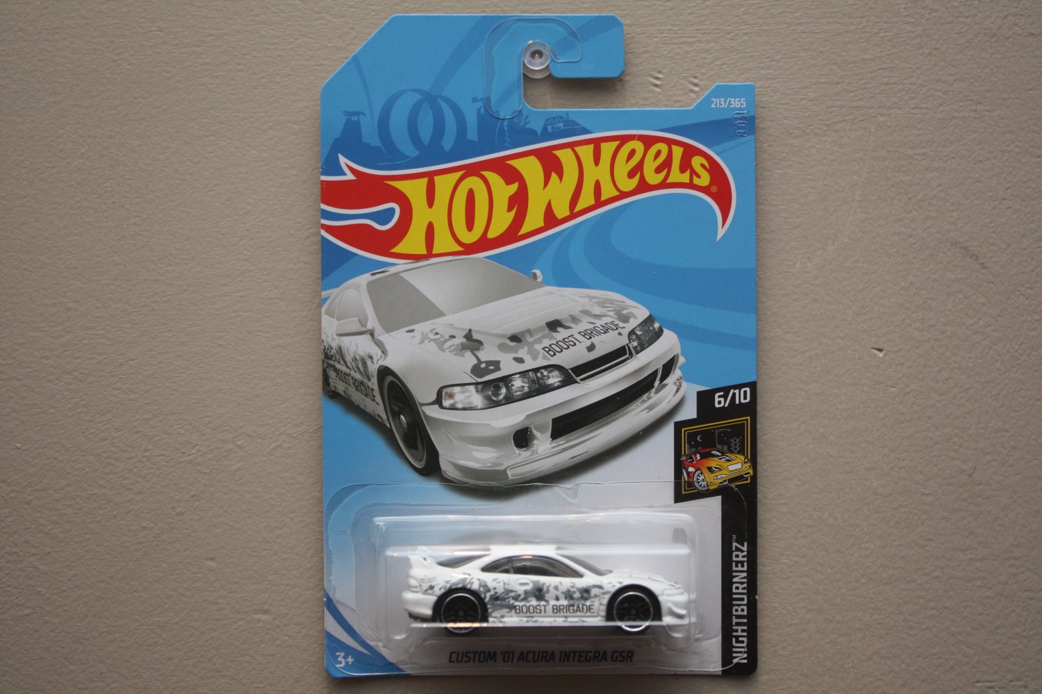 Hot Wheels 2018 Nightburnerz Custom '01 Acura Integra GSR (white)