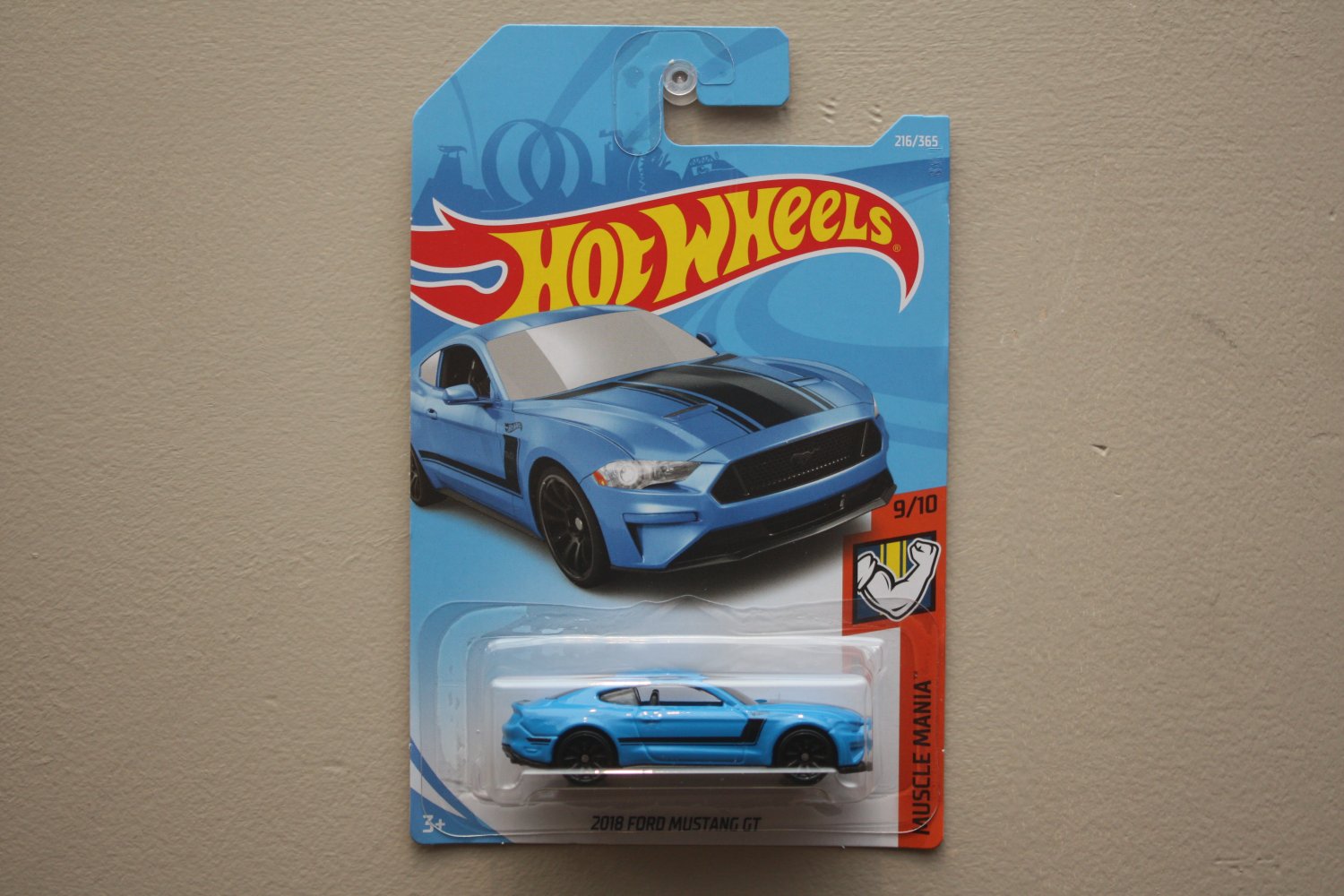 2018 Ford Mustang GT #216 Y2 BLUE 2018 Hot Wheels 