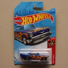 Hot Wheels 2019 HW Flames '57 Chevy (blue)