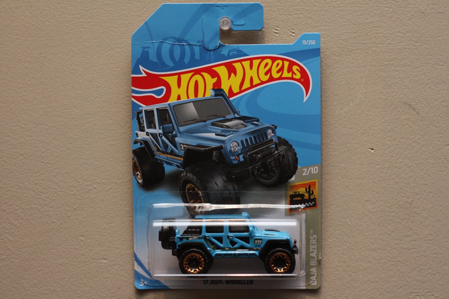 hot wheels 17 jeep wrangler blue