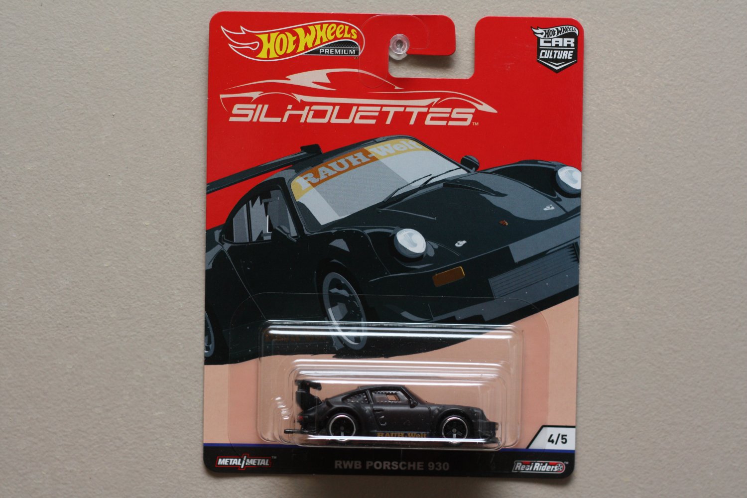 Hot Wheels 2019 Car Culture Silhouettes Rwb Porsche 930