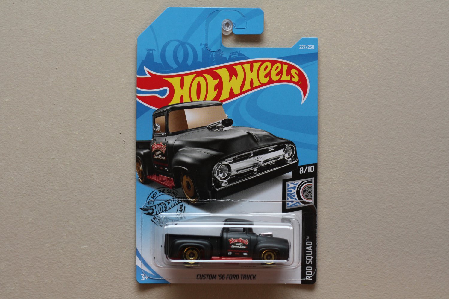 Hot Wheels 2019 Rod Squad Custom '56 Ford Truck (black)