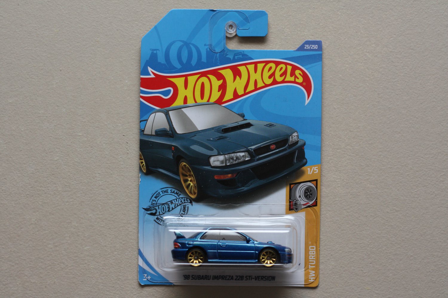 Hot Wheels 2020 HW Turbo '98 Subaru Impreza 22B STi-Version (blue)