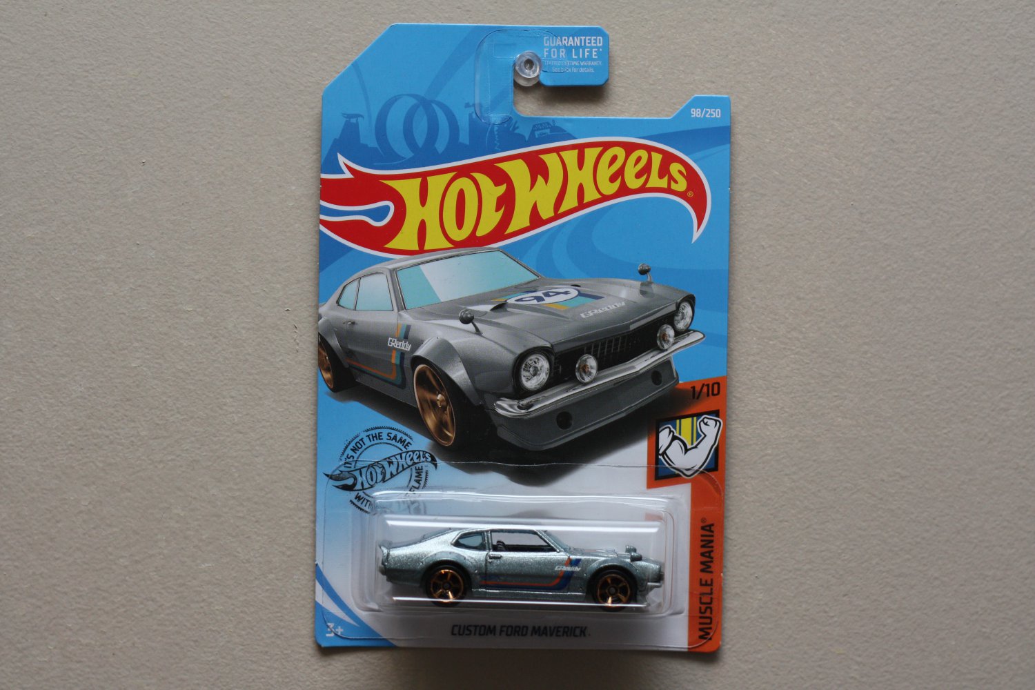 Hot Wheels Muscle Mania Custom Ford Maverick Silver