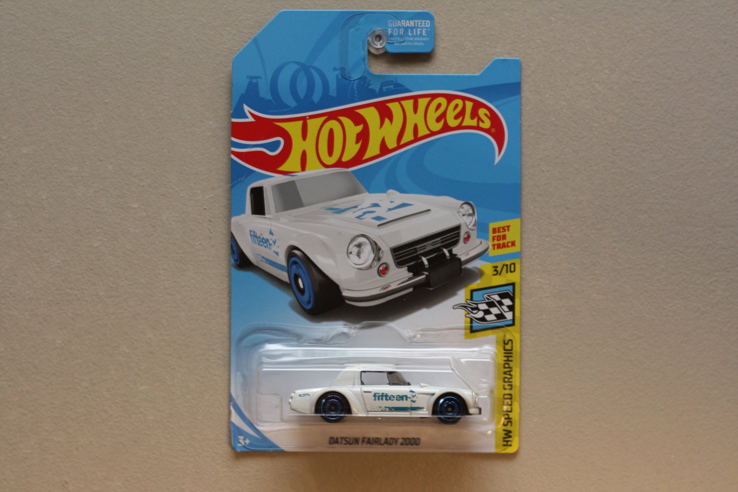Hot Wheels 2018 HW Speed Graphics Datsun Fairlady 2000 (white - Kmart Excl.) (SEE CONDITION)