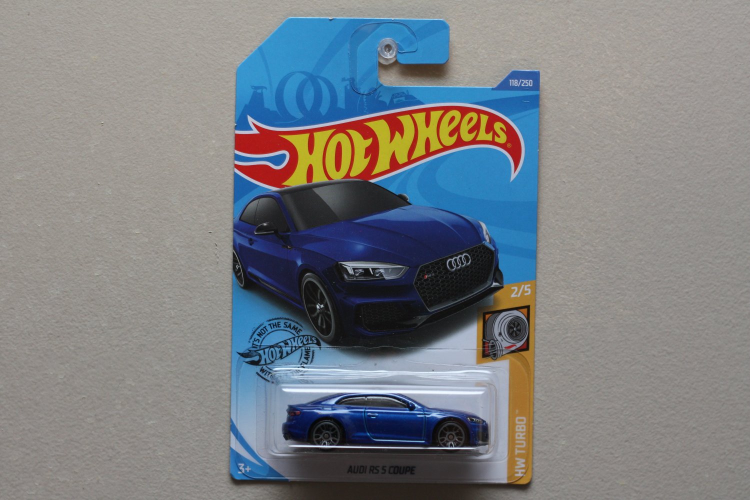 Hot Wheels 2020 HW Turbo Audi RS5 Coupe (blue)