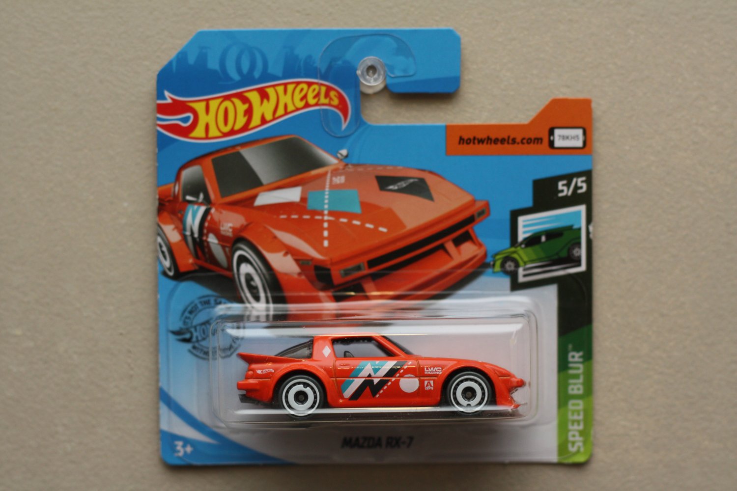 Hot Wheels 2020 Speed Blur Mazda RX-7 (orange)