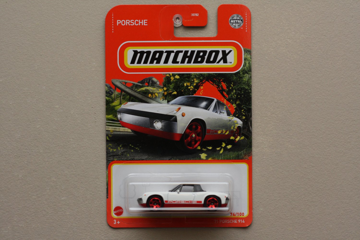 Matchbox 2021 #74/100 '71 Porsche 914 (white)