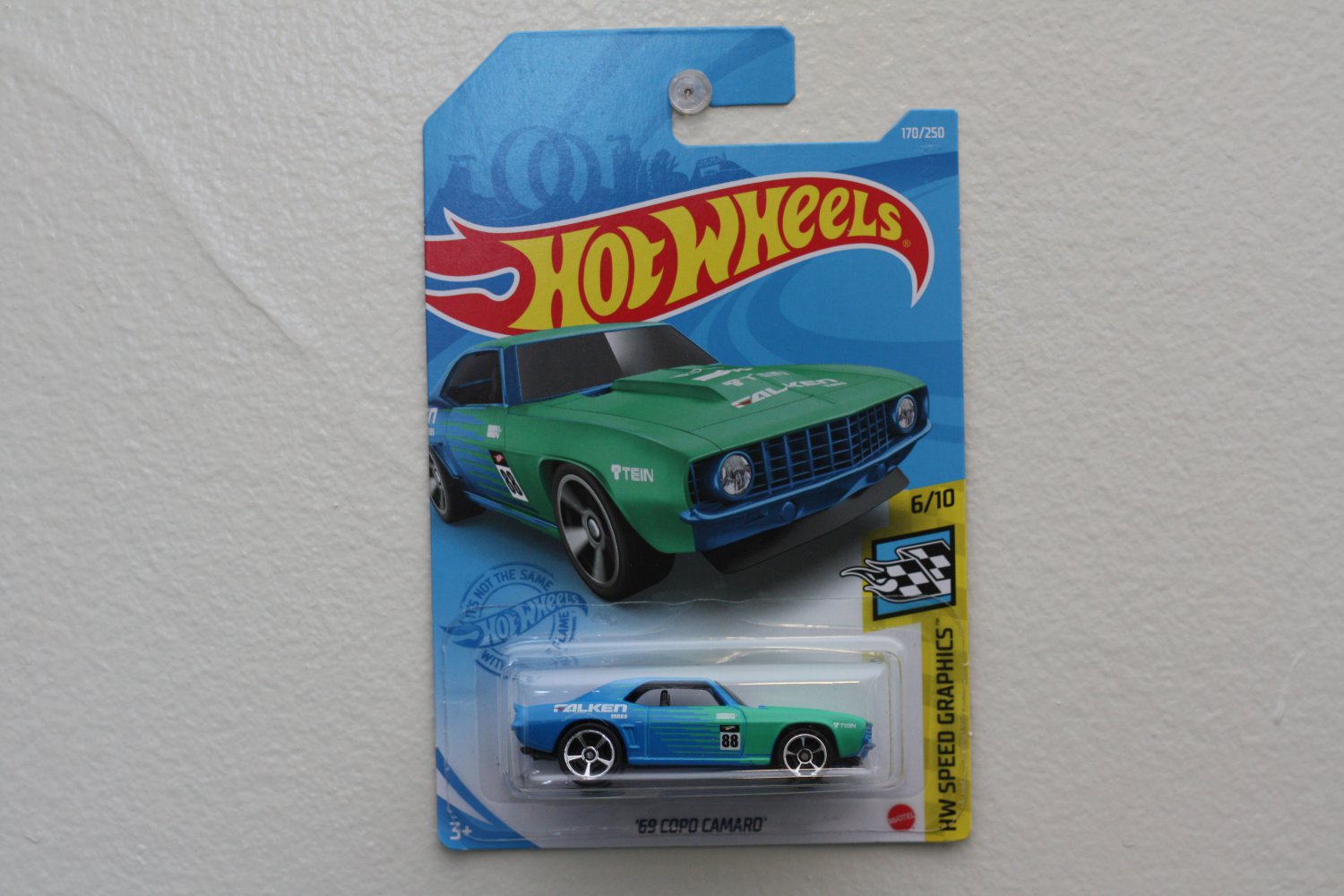 Hot Wheels 2021 HW Speed Graphics '69 COPO Camaro (blue/green)