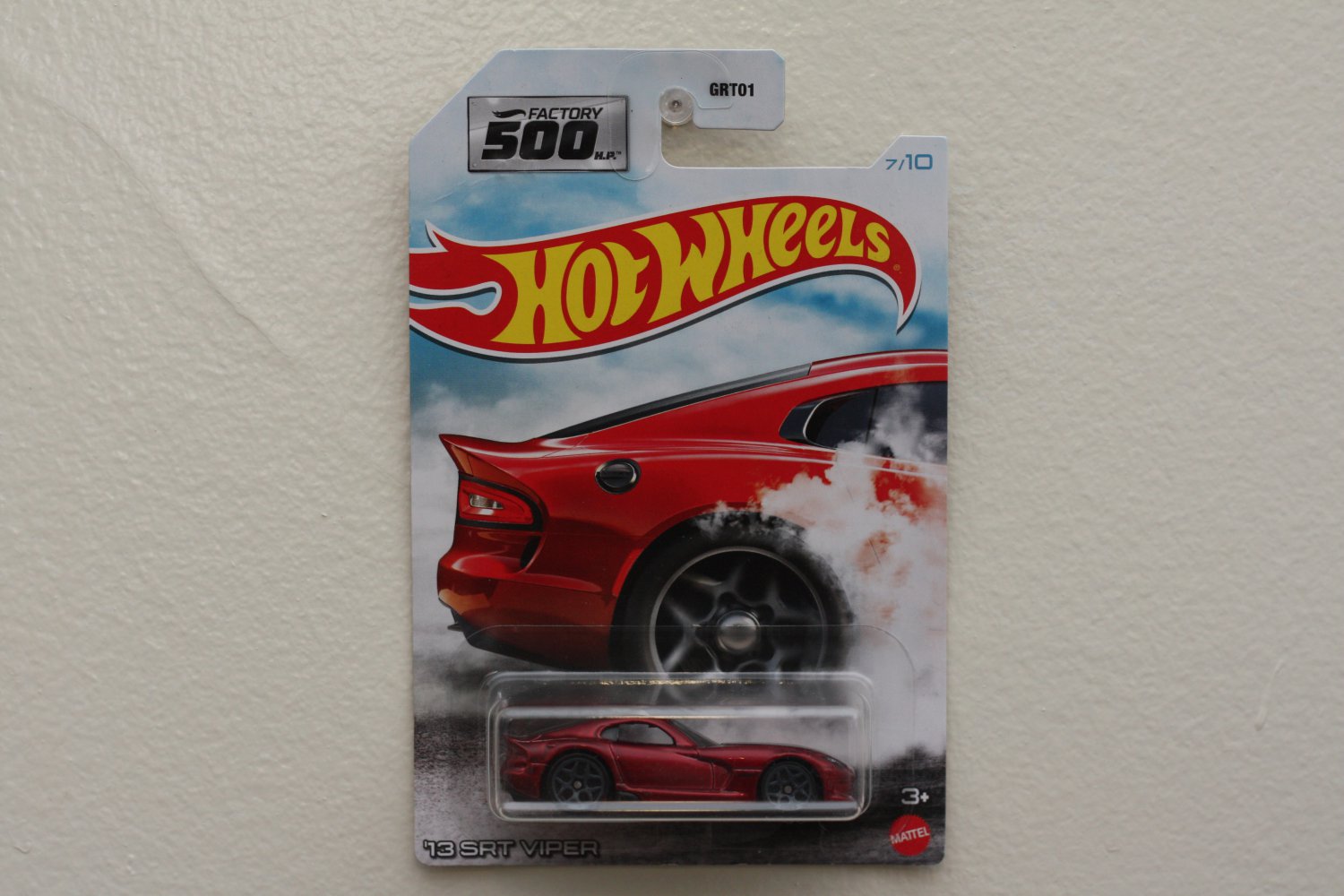 Hot Wheels 13 Dodge SRT Viper Rossa – Modello Factory 500 7/10, Pressofusione Scala 1:64 Per Collezionisti