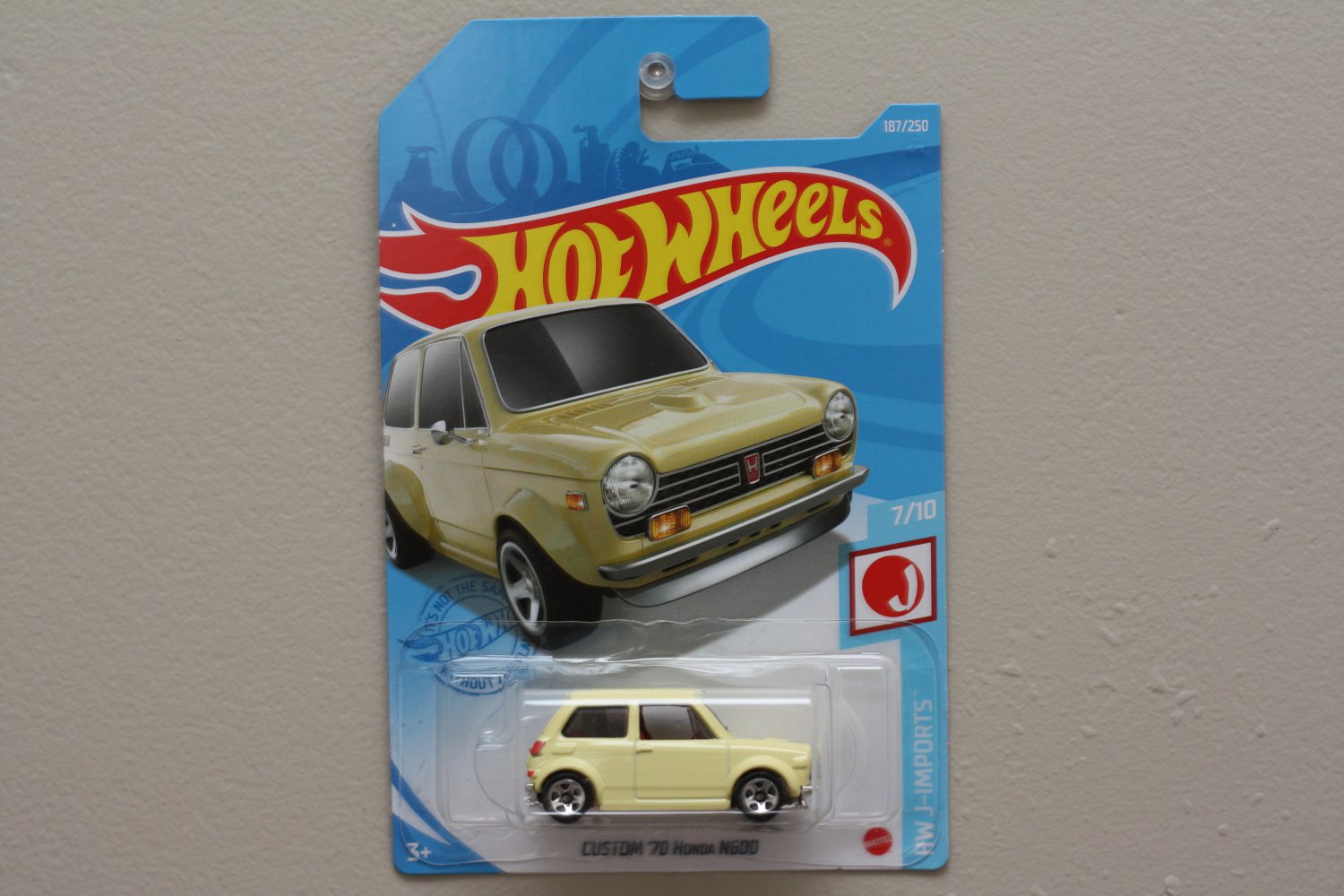 Hot Wheels 2021 HW J-Imports Custom '70 Honda N600 (vintage yellow)