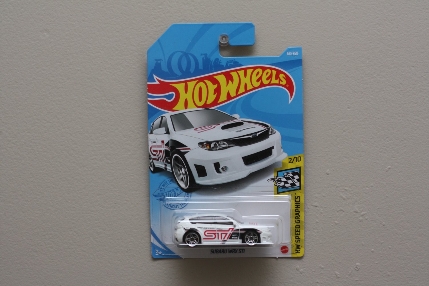 Hot Wheels 2021 HW Speed Graphics Subaru WRX STI (white)