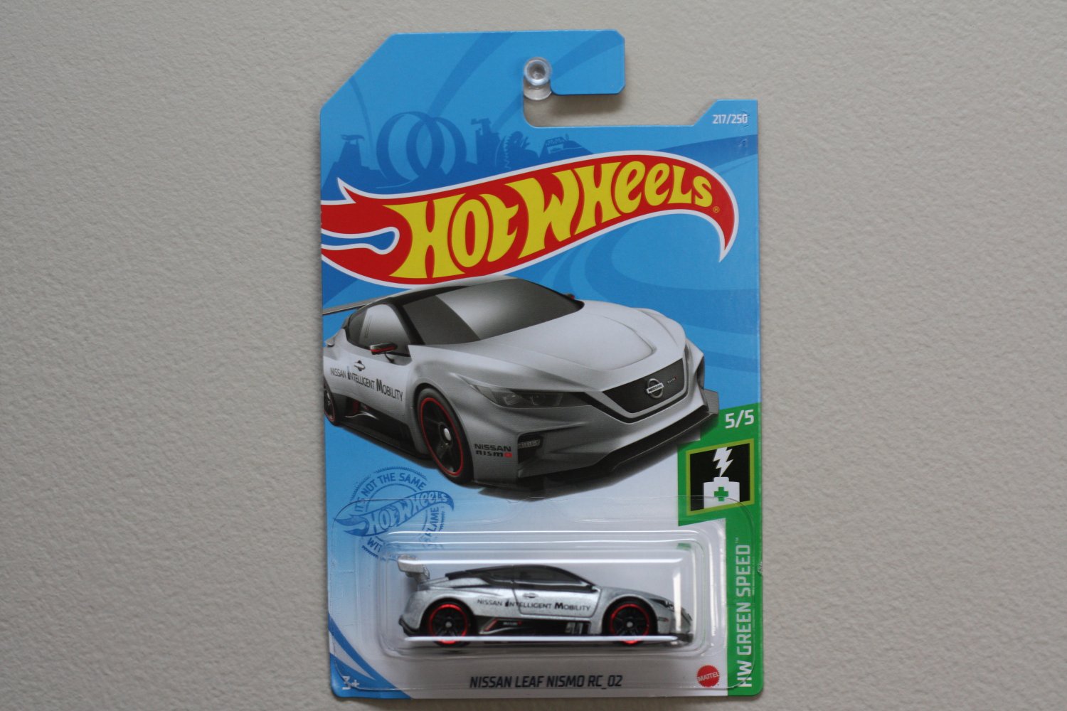 Hot Wheels 2021 HW Green Speed Nissan Leaf NISMO RC_02 (silver) (SEE CONDITION)