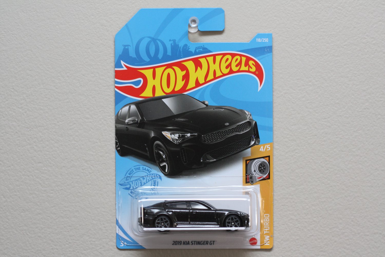 Hot Wheels 2021 HW Turbo '19 Kia Stinger GT (black)