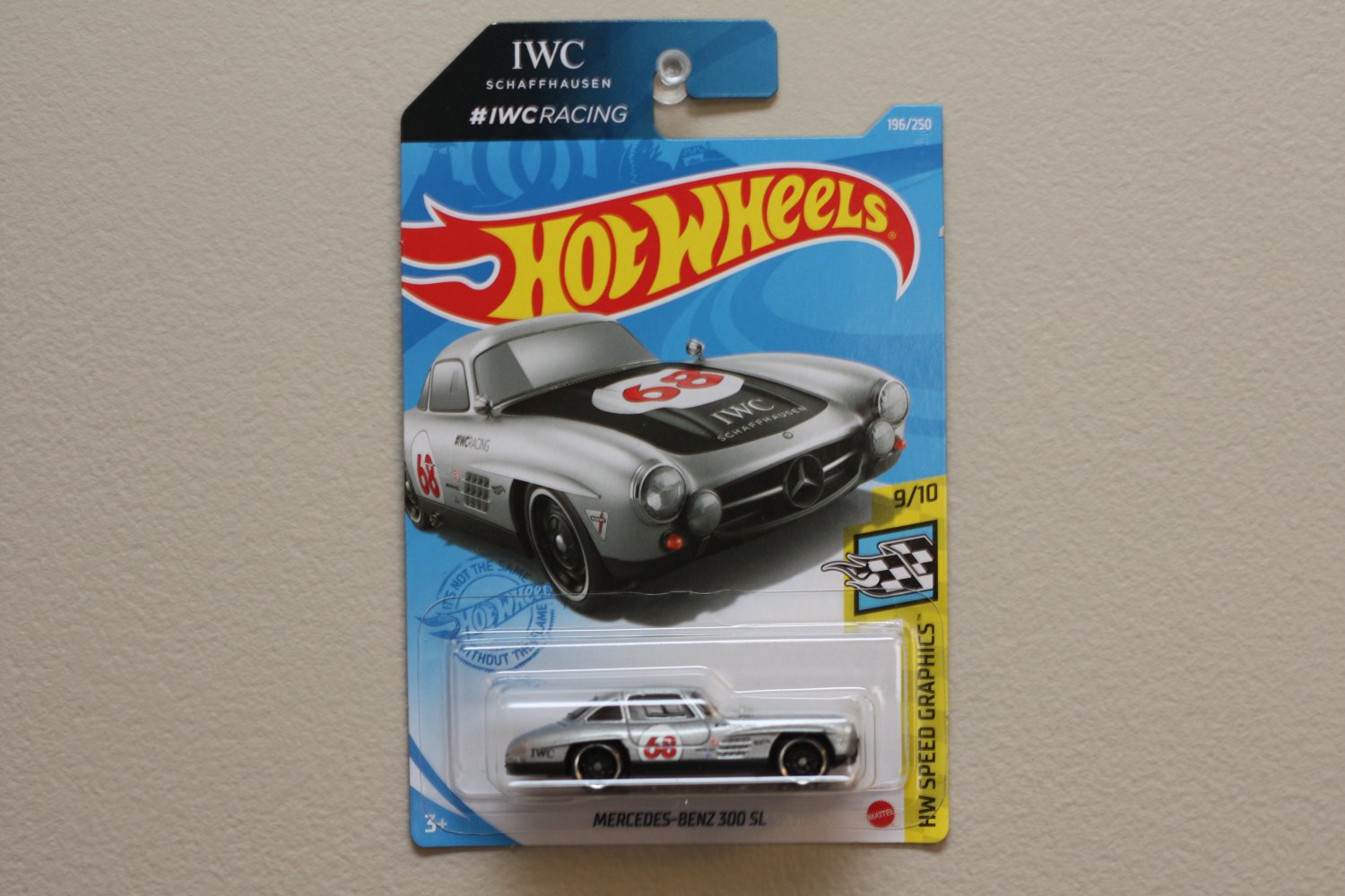 Hot Wheels 2021 HW Speed Graphics Mercedes-Benz 300 SL (silver) (IWC Schaffhausen)
