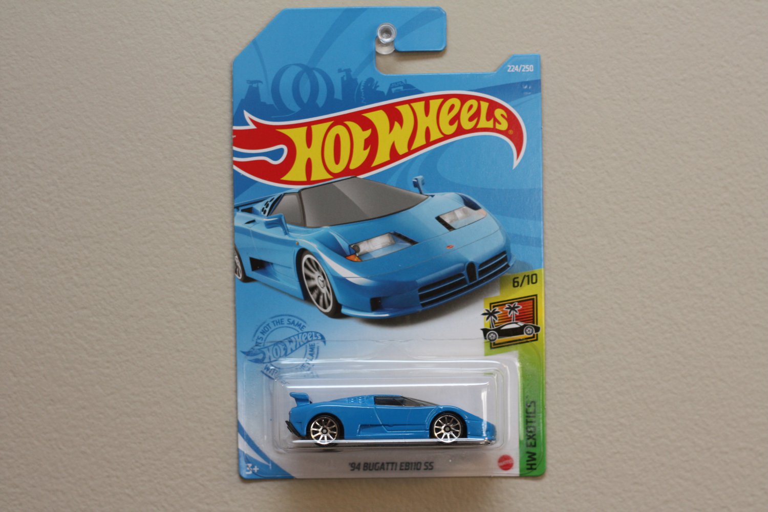 Hot Wheels 2021 HW Exotics '94 Bugatti EB110 SS (blue)