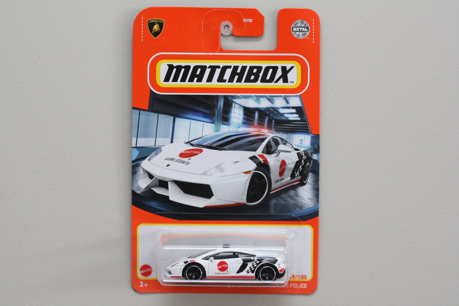 Matchbox 2021 #69/100 Lamborghini Gallardo Police (white)