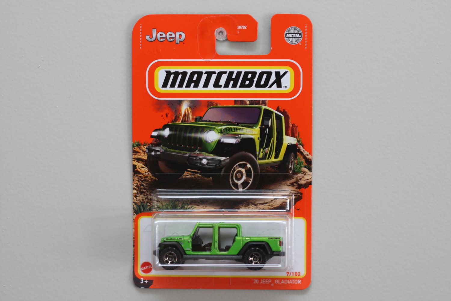 Matchbox 2022 #7 102 '20 Jeep Gladiator (green)