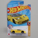 Hot Wheels 2022 HW Turbo '94 Bugatti EB110 SS (yellow)