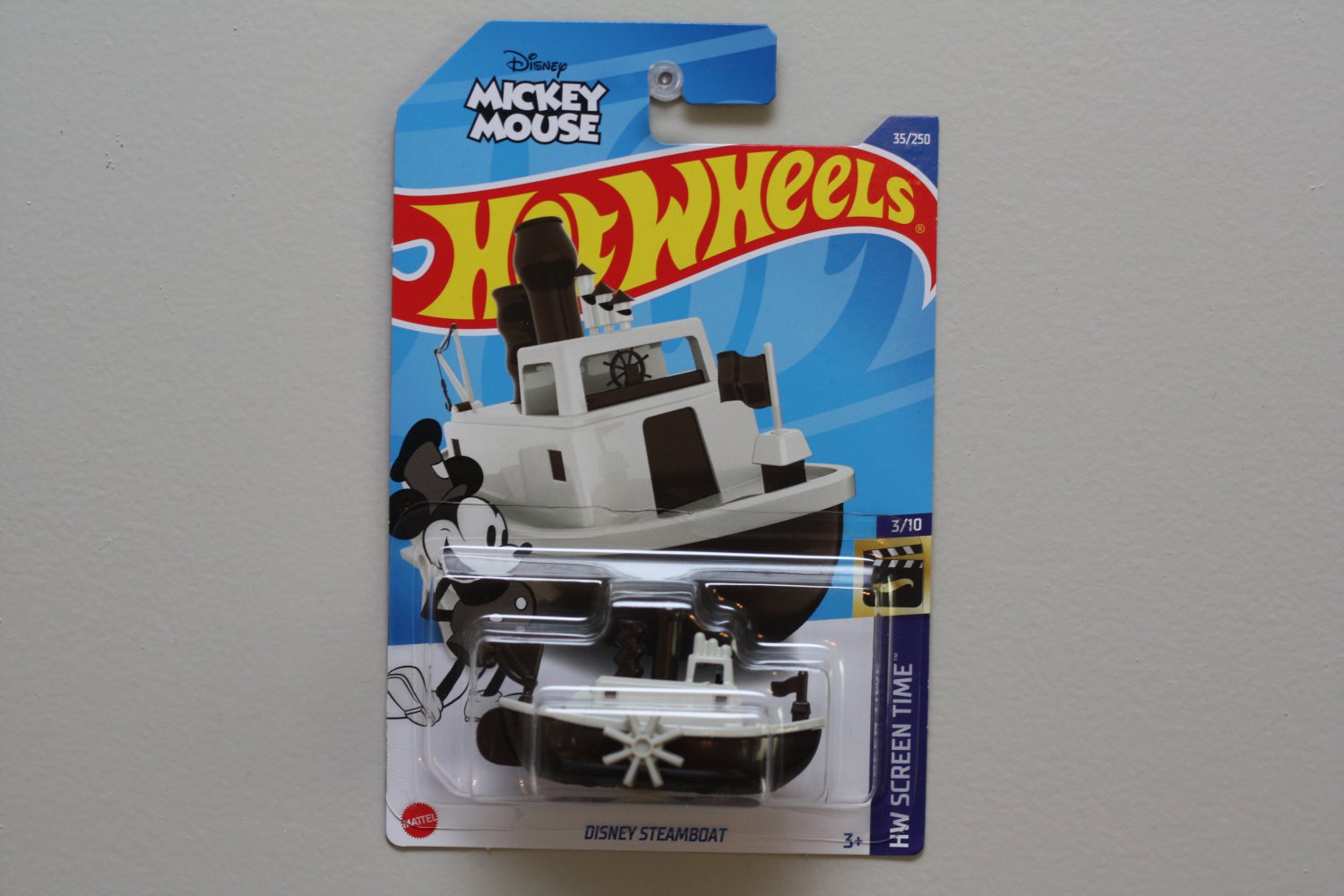 Hot Wheels 2022 HW Screen Time Disney Steamboat (Mickey Mouse) (brown)