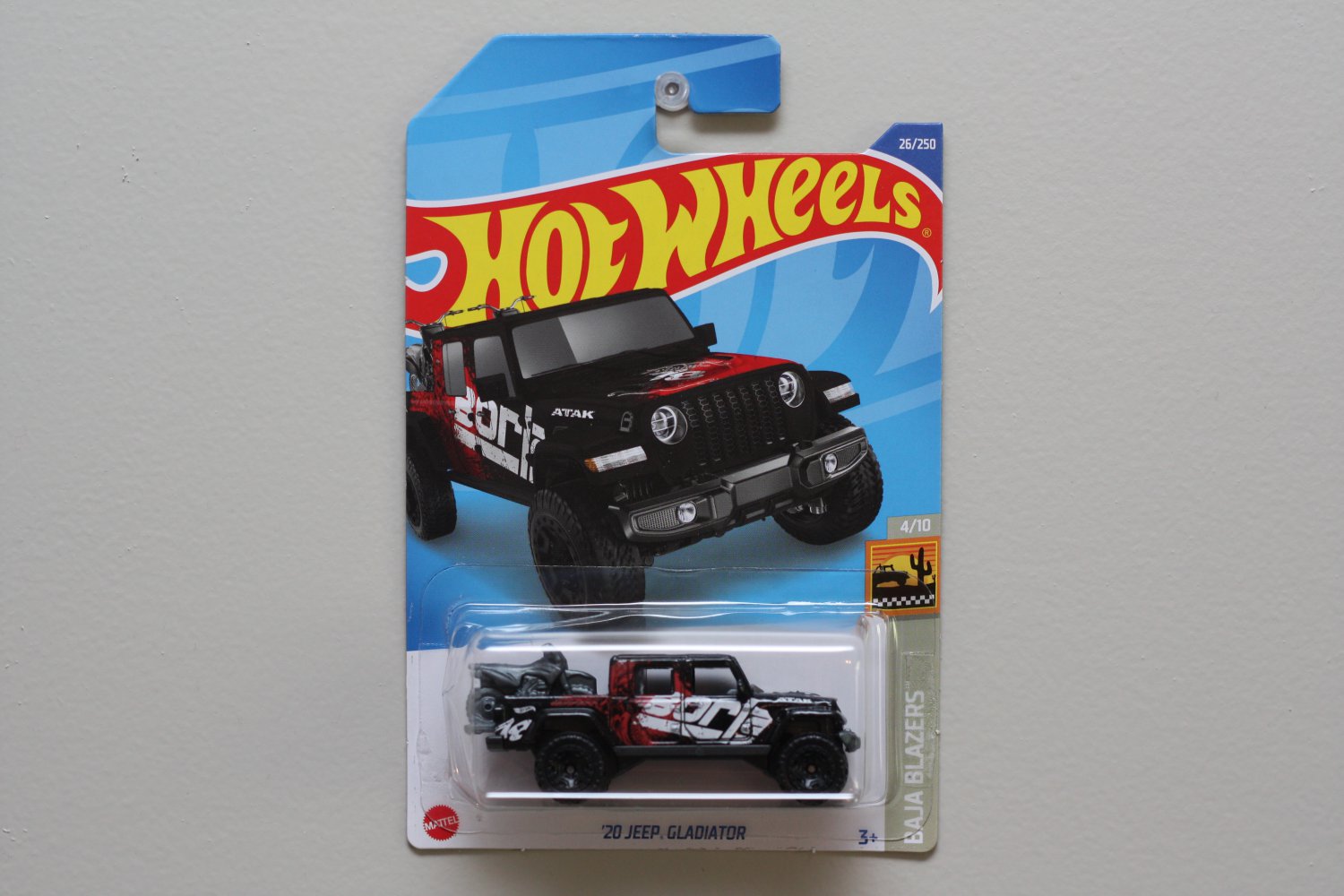 Hot Wheels 2022 Baja Blazers '20 Jeep Gladiator (black) (SEE CONDITION)
