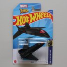 Hot Wheels 2022 HW Screen Time X-Men X-Jet (black) (Marvel) (SEE CONDITION)
